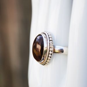 Tiger Eye Ring 925 Sterling Silver.    NEW!!!📣📣